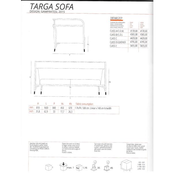 Targa Sofa