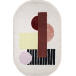 AROUND COLORS RUG BROWN