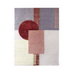 AROUND COLORS RUG PINK