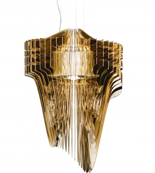 Aria gold small, Hängeleuchte - Slamp S.P.A.