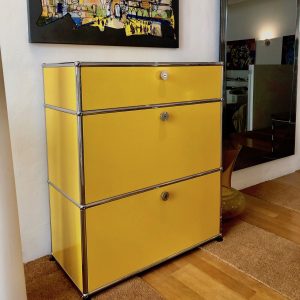 USM Haller - Sideboard 75, goldgelb