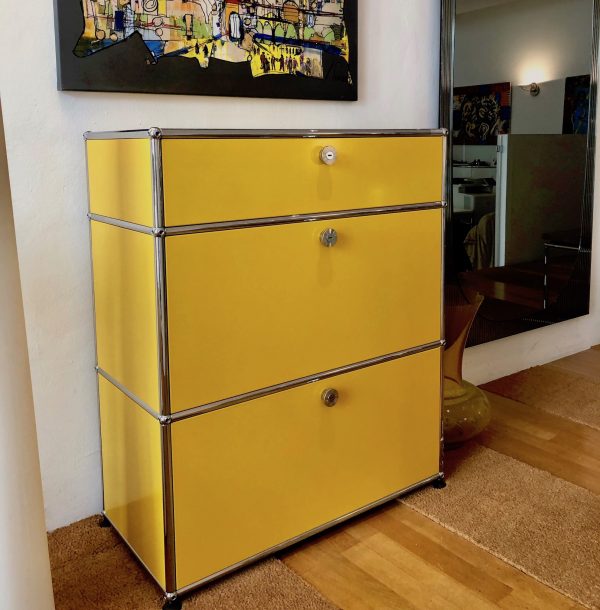 USM Haller - Sideboard 75, goldgelb