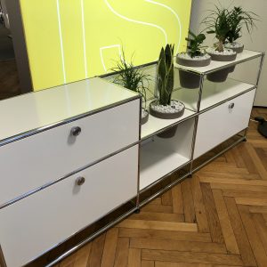 USM Haller - Pflanzen-Sideboard, reinweiss