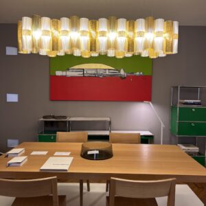 La Lollo Suspension Linear 140, gold - Slamp S.P.A.