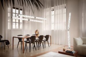 Slamp Hängeleuchte Hugo Architectural System 2 Prisma