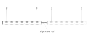 Slamp Additional Magnetic Alignment Rod