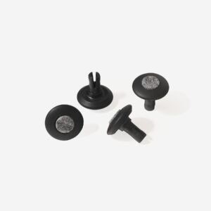 VIPP452 Felt Feet Set For Swivel Chair black - Set Filzfüße für Drehstuhl schwarz