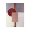 AROUND COLORS RUG PINK