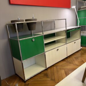 USM Haller - Sideboard, weiss-grün