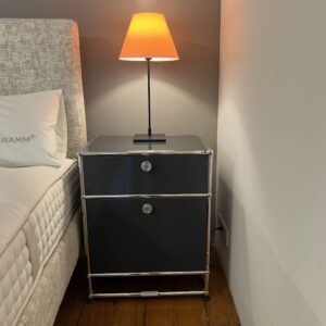 USM Haller - Nachttisch 50, anthrazitgrau