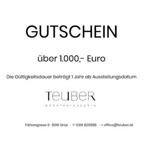 Gutschein über EUR 1.000,-