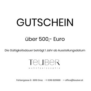 Gutschein über EUR 500,-