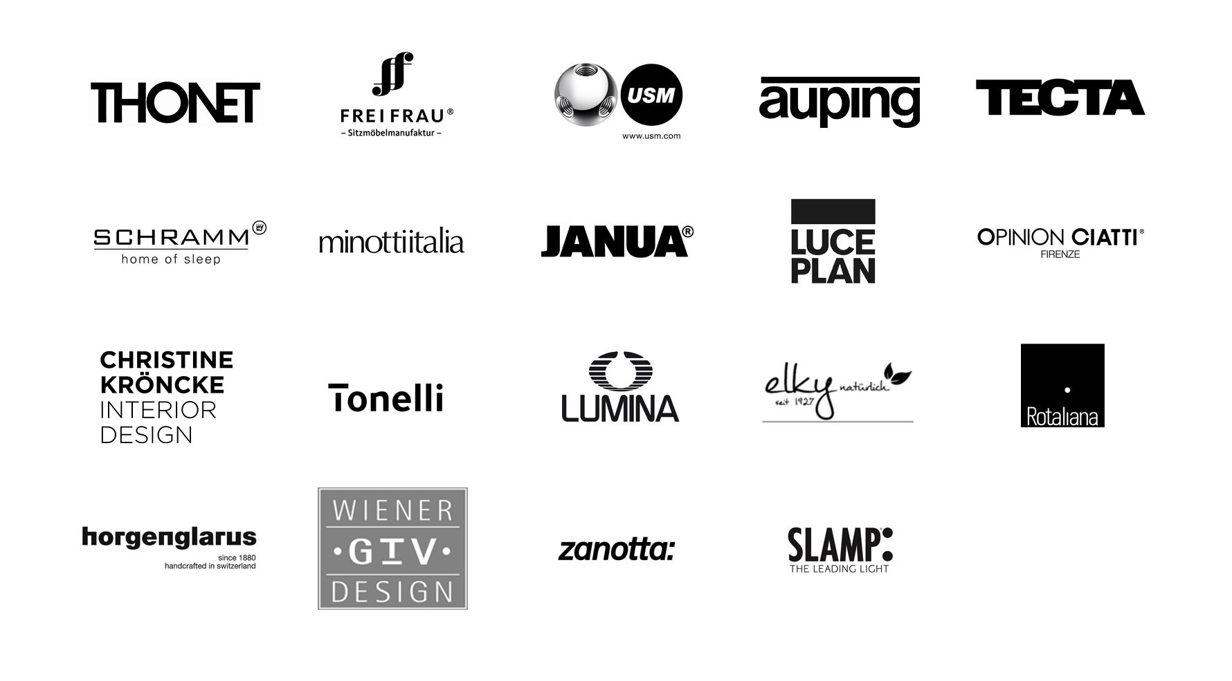 Marken von Teuber Design Möbel in Graz: USM Haller, Auping Janua, Schramm, uvm.