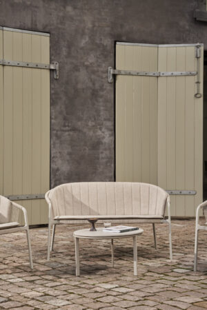 VIPP721 - Aluminium-Outdoor-Lounge-Zweisitzer