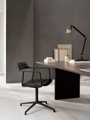 VIPP452 Swivel Alu-Chair gliders - Aluminium-Drehstuhl mit Gleitfüßen